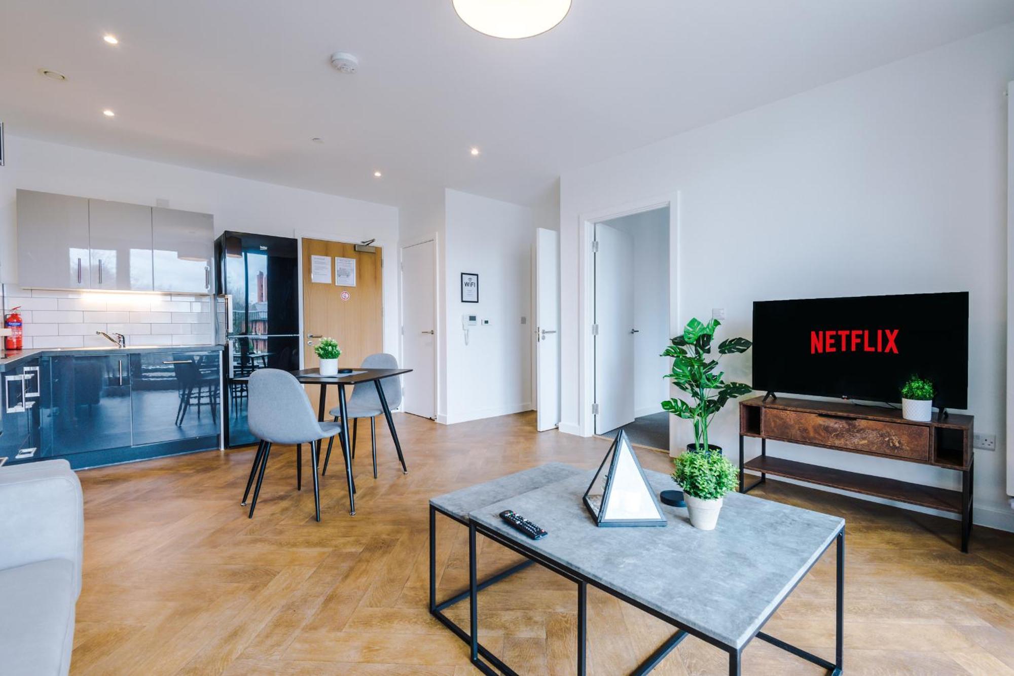 Hilltop Serviced Apartments - Ancoats Манчестер Номер фото