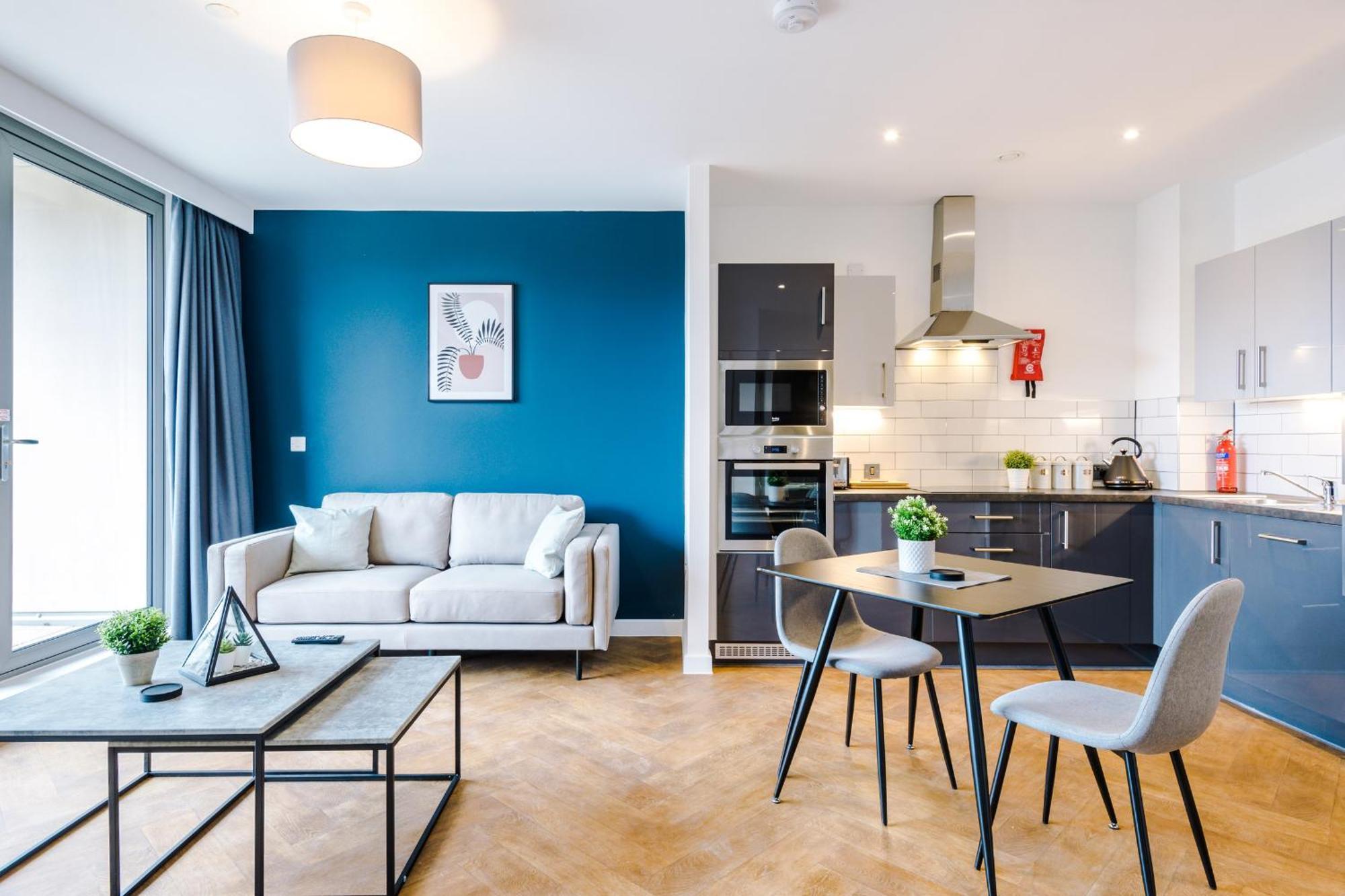 Hilltop Serviced Apartments - Ancoats Манчестер Номер фото