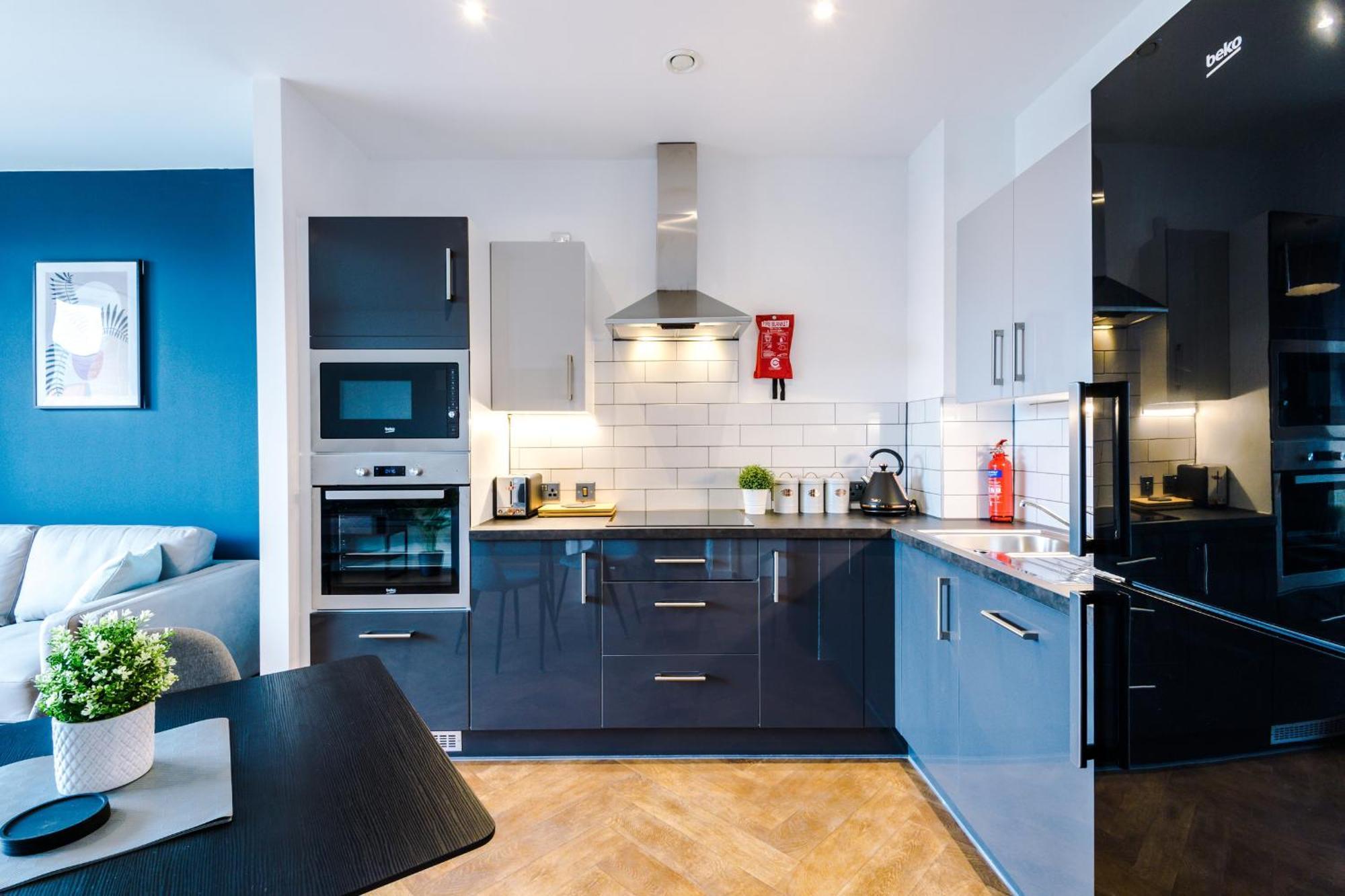 Hilltop Serviced Apartments - Ancoats Манчестер Номер фото